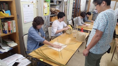 2017年10月の竹かご教室
