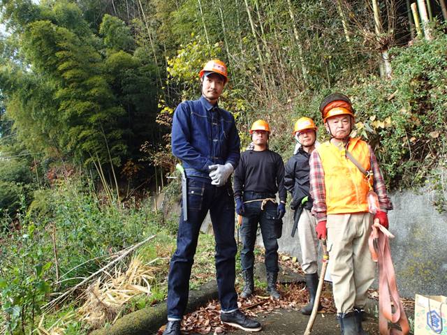 竹を活かす山仕事in中井 2025年12月
